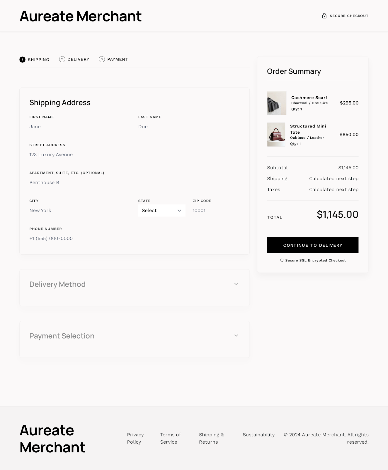 Checkout Reference Design